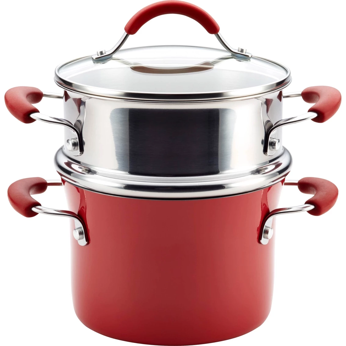 Wholesale ๐ฏ Rachael Ray Cucina Hard Porcelain Enamel Nonstick 3 Qt. Multi-Pot With Steamer Set ๐ - Image 2