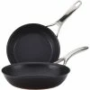 Discount ⭐ Anolon Nouvelle Copper Luxe Onyx Skillet 2 Pc. Set ⭐