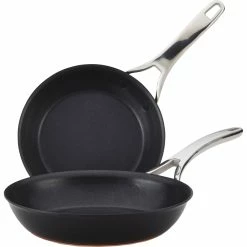 Discount ⭐ Anolon Nouvelle Copper Luxe Onyx Skillet 2 Pc. Set ⭐