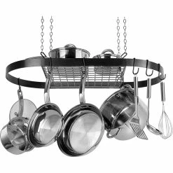 Best reviews of 💯 Range Kleen Hanging Oval Pot Rack 👍