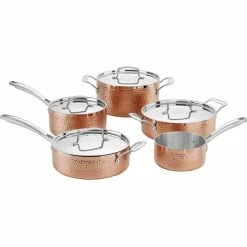 Best reviews of 😀 Cuisinart 🔨 Hammered Collection Tri Ply Stainless Steel 9 Pc. Cookware Set 😍