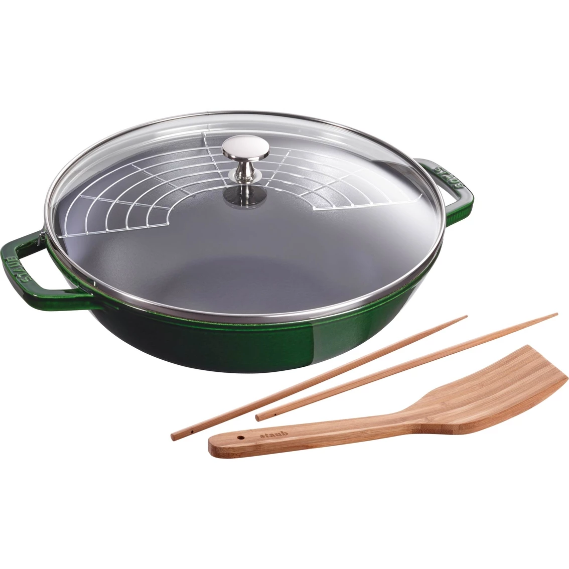 Hot Sale ๐ Staub 12 In. Enameled Cast Iron Perfect Pan With Lid ๐ฏ - Image 3