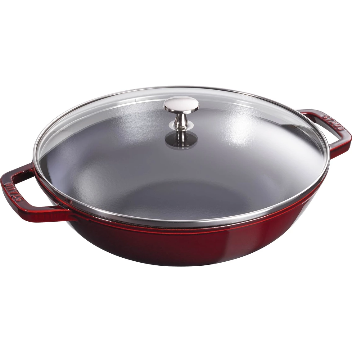 Hot Sale ๐ Staub 12 In. Enameled Cast Iron Perfect Pan With Lid ๐ฏ - Image 5