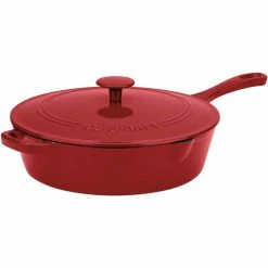 Best reviews of 🛒 Cuisinart Chef's Classic Enameled Cast Iron Chicken Fryer In Cardinal, 4.5 Qt. 🛒