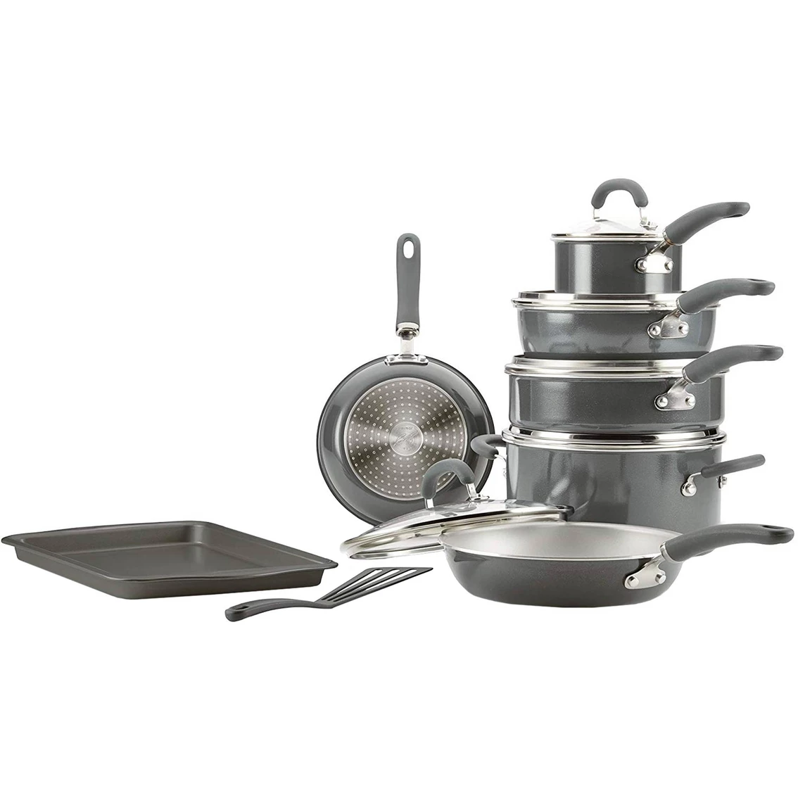 Budget ๐ Rachael Ray Create Delicious 13 Pc. Aluminum Nonstick Cookware Set ๐ฅฐ - Image 2