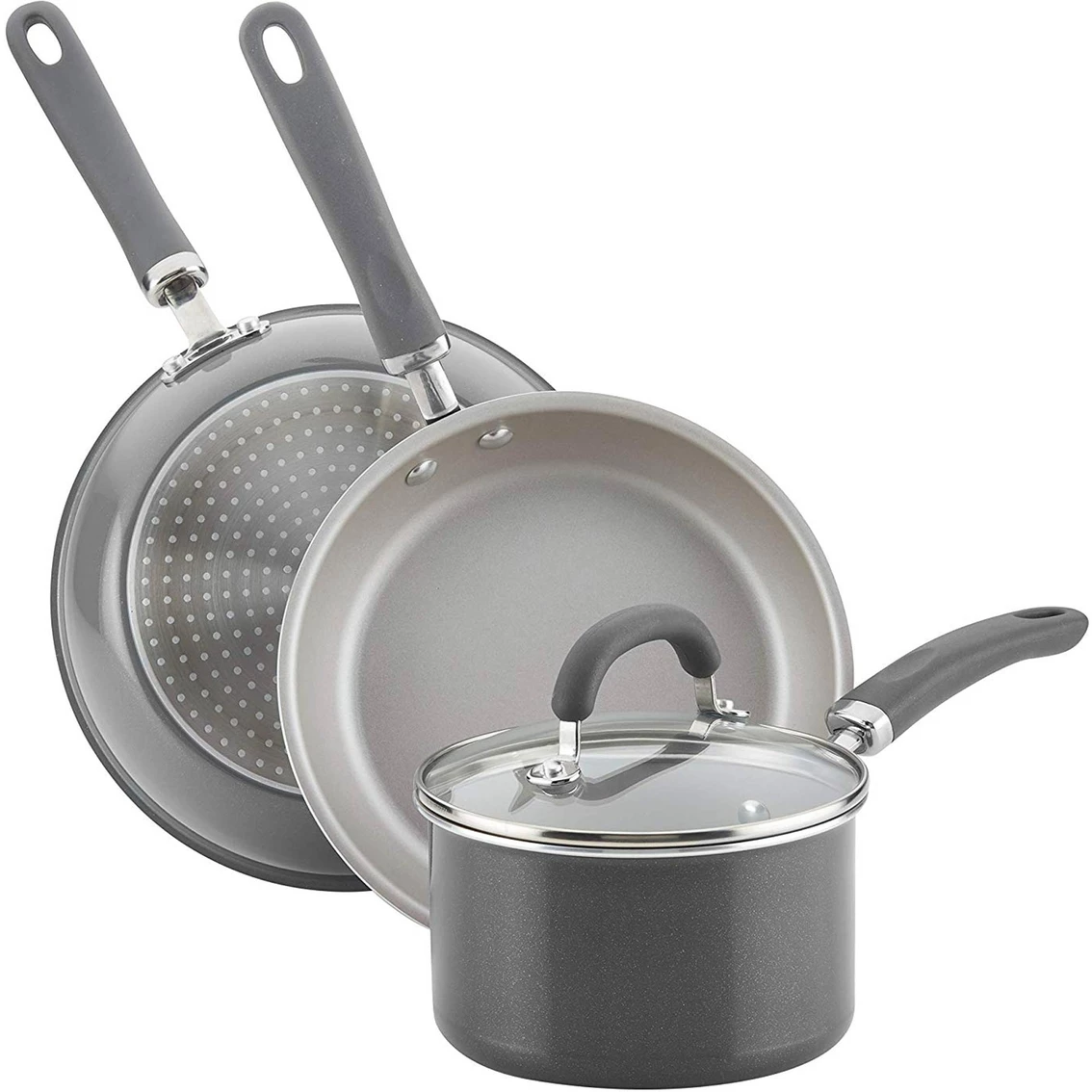 Budget ๐ Rachael Ray Create Delicious 13 Pc. Aluminum Nonstick Cookware Set ๐ฅฐ - Image 3