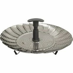 Best deal ⭐ Martha Stewart Collection 10.6 In. Big Telescopic Steamer With Nylon Handle 🔥