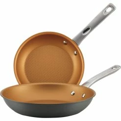 Cheap 🥰 Ayesha Curry Home Collection Hard Anodized Aluminum Skillet 2 Pk. 😀