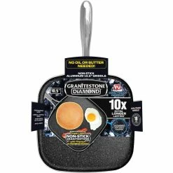 Budget 🔔 Granite Stone Diamond 10.5 In. Nonstick Griddle Pan ✔️