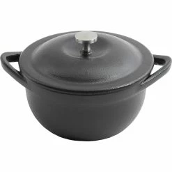 Coupon 😍 Cravings By Chrissy Teigen 5 In. Pre-Seasoned Cast Iron Mini Dutch Oven 🤩