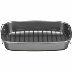 Flash Sale 🔥 Cuisinart Ovenware Classic Collection Carbon Steel Roaster With Rack 17 X 12 In. 🥰