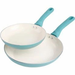 Wholesale 🎁 Spice By Tia Mowry Savory Saffron Frying Pan Set 2 Pc. 👏