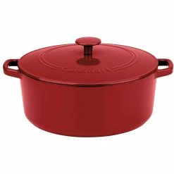 Best Pirce 😀 Cuisinart Chef's Classic 7 Qt. Enameled Cast Iron Round Casserole Dish 🔥
