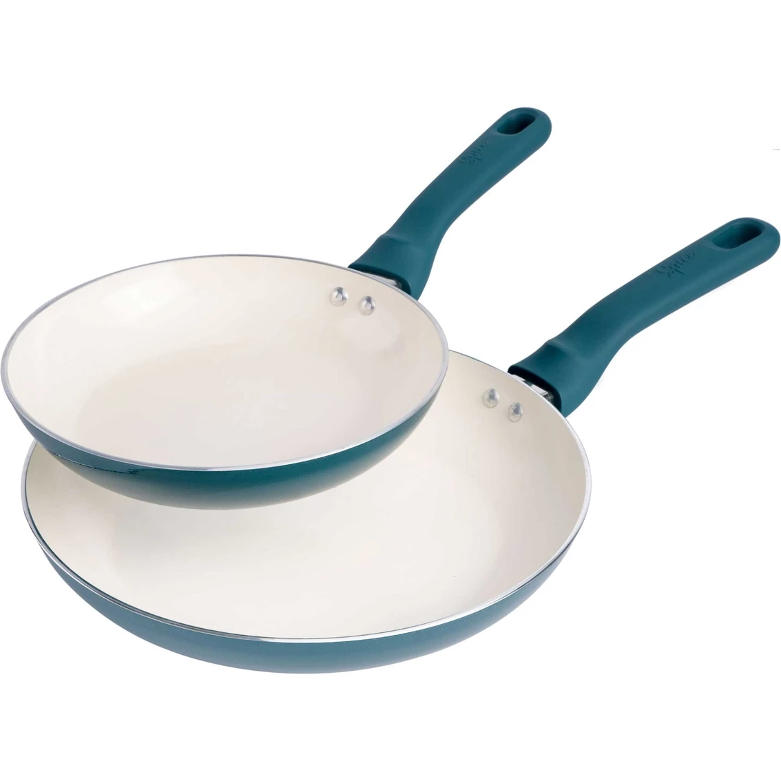 Budget π Spice Tia Mowry Savory Saffron Non Stick Ceramic Aluminum Frying Pan 2 Pc. Set π