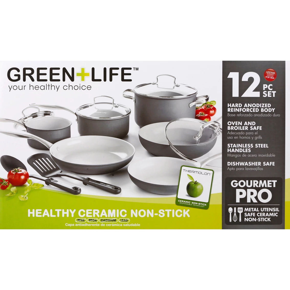 Best deal โญ GreenLife Classic Pro Ceramic Nonstick 12 Pc. Cookware Set ๐คฉ - Image 2