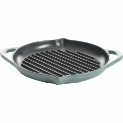 Budget 🧨 Cravings By Chrissy Teigen 11 In. Enamel Cast Iron Grill Pan 💯