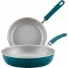 Top 10 🛒 Rachael Ray Create Delicious Aluminum Nonstick 2 Pc. Deep Skillet Set ❤️