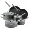Discount 😀 Meyer Circulon Elementum 10 Pc. Hard Anodized Nonstick Cookware Set 🤩