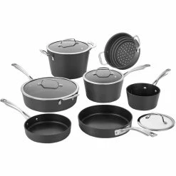Hot Sale ⭐ Cuisinart Conical Hard Anodized Induction 11 Pc. Cookware Set 🥰