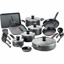 Cheapest 🛒 T-fal Easy Care Nonstick 20 Pc. Cookware Set 😍