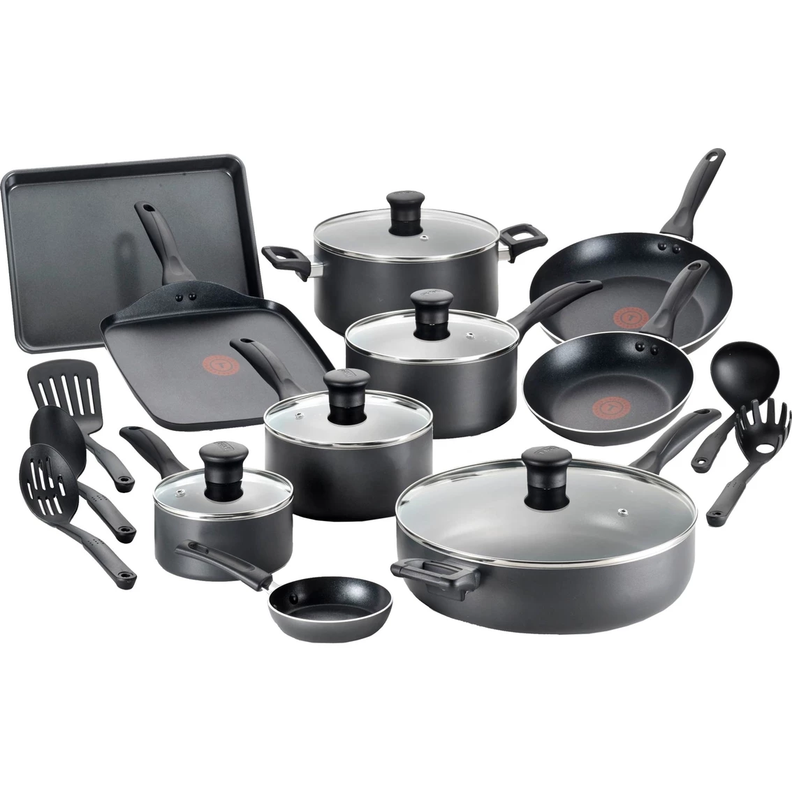Cheapest ๐ T-fal Easy Care Nonstick 20 Pc. Cookware Set ๐