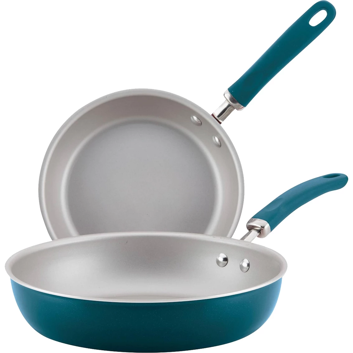 Discount π Rachael Ray Create Delicious Hard Anodized Nonstick Deep Skillet Twin Pack π