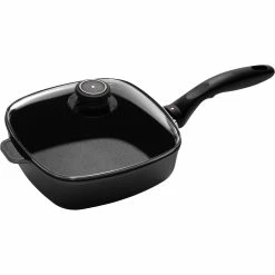 Best Pirce 🎉 Swiss Diamond XD Square Saute Pan With Lid 😉