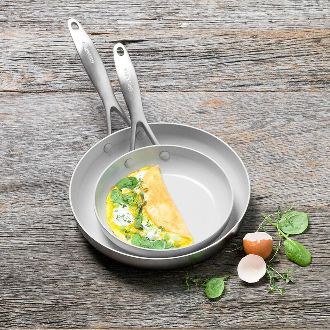 Discount โญ GreenPan Venice Pro 8 In. And 10 In. Ceramic Nonstick Frypan Set ๐คฉ - Image 2