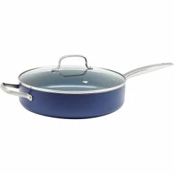 Budget 😍 Blue Diamond Cookware Blue Diamond 5 Qt. Saute Pan With Lid 😍