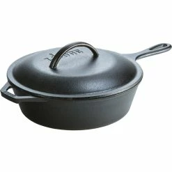 Buy ๐ Lodge Cast Iron 3.2 Qt. Covered Deep Skillet ๐