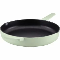 Best deal 🔔 KitchenAid 12 In. Enameled Cast Iron Skillet 🎁