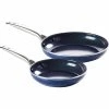 Cheapest ⭐ Blue Diamond Cookware Blue Diamond 9.5 In. And 11 In. Frypan Set 👍