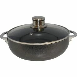Outlet 😍 IMUSA Nonstick Aluminum Caldero Dutch Oven With Glass Lid 💯