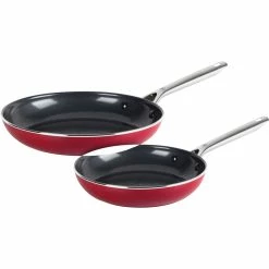 Best Sale 👍 Other Brands Red Volcano 2 Pc. Frypan Set ✔️