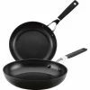 Best deal ❤️ KitchenAid Hard Anodized Nonstick Frying Pan 2 Pc. Set 🔔