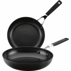 Best deal ❤️ KitchenAid Hard Anodized Nonstick Frying Pan 2 Pc. Set 🔔