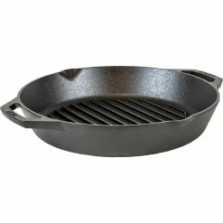 Budget 😍 Lodge Cast Iron Dual Handle Grill Pan 12 In. 🤩