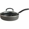 New 💯 T-fal Ultimate Nonstick Hard Anodized 10 In. Covered Deep Saute Pan 🤩