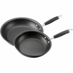 Best Pirce โ๏ธ Anolon Advanced Hard Anodized Nonstick 10 In. And 12 In. French Skillet Twin Pack ๐คฉ