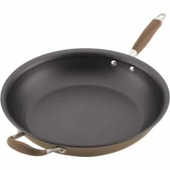 New 😉 Anolon Advanced Bronze Hard Anodized Nonstick Large 14 In. Skillet 🔥