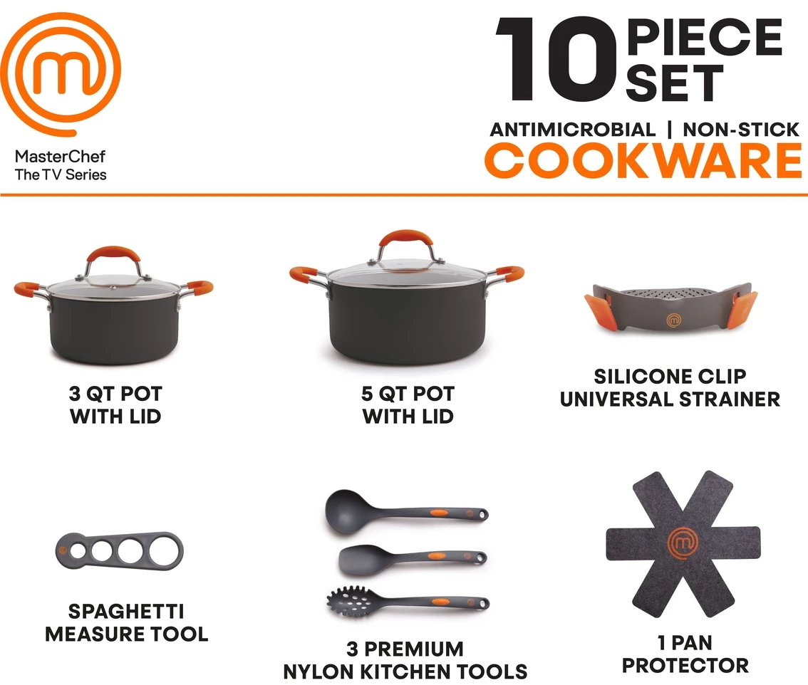 Flash Sale π MasterChef Master Chef Fusion Guard Cookware 10 Pc. Set π - Image 3