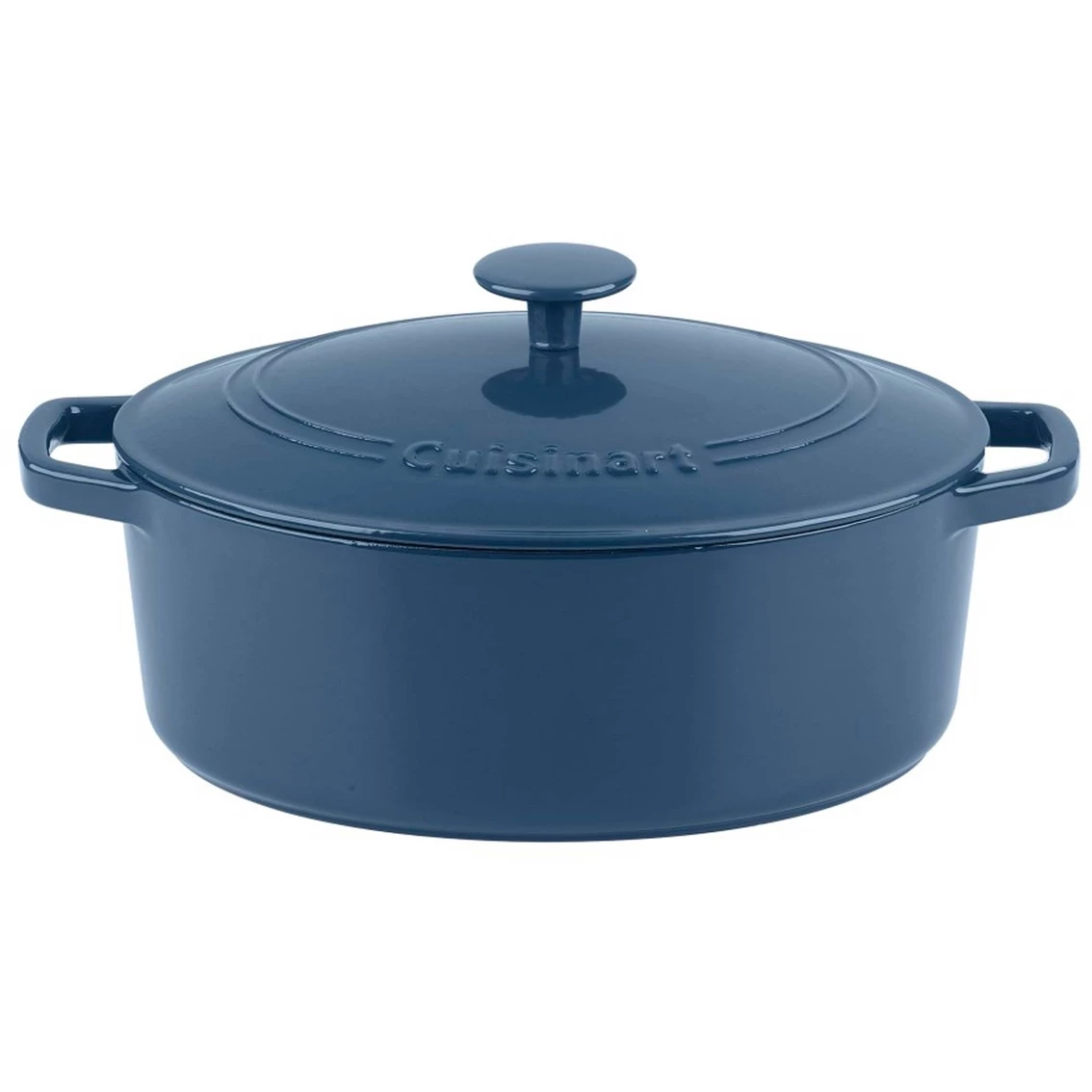 Buy ๐ Cuisinart Chef's Classic Enameled Cast Iron 5-1/2 Quart Oval Casserole Trey ๐ - Image 2