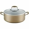 New 😀 Anolon Advanced Home 7.5 Qt. Covered Wide Stockpot 👍