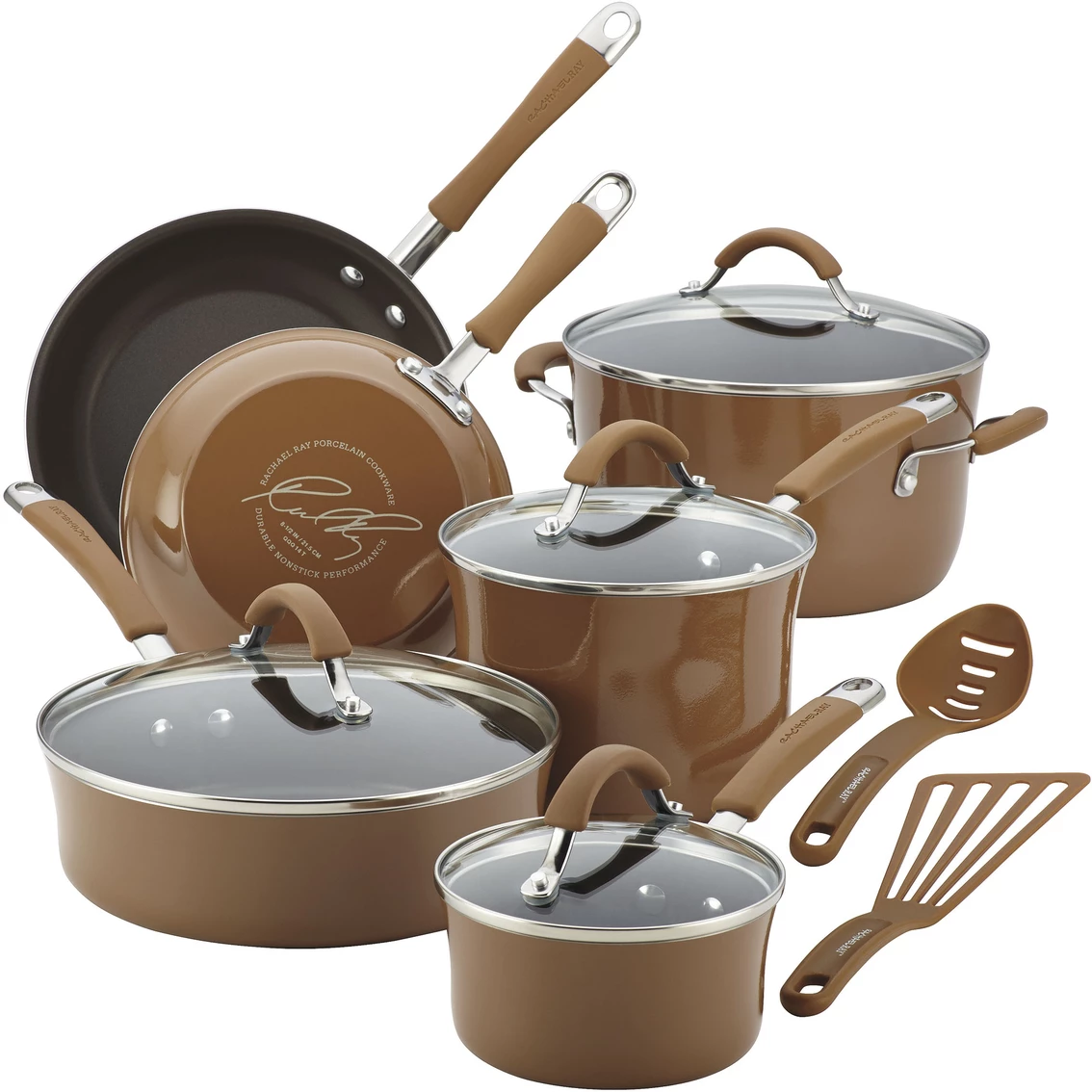 Brand new ๐ฅฐ Rachael Ray Cucina Hard Enamel Nonstick 12 Pc. Cookware Set ๐ - Image 2