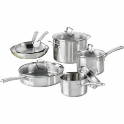 Flash Sale 🧨 Calphalon Classic Stainless Steel 10 Pc. Cookware Set 🎉