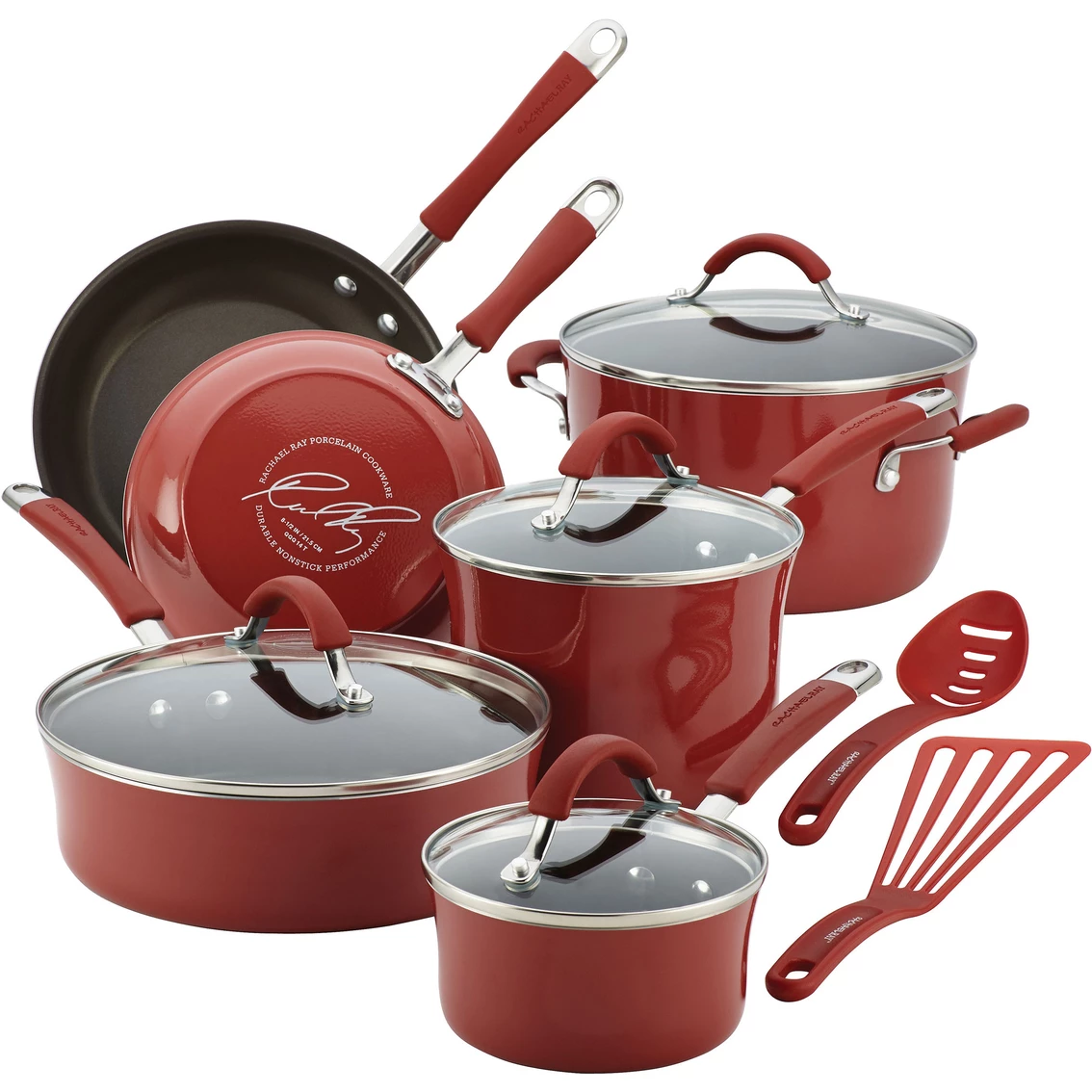Brand new ๐ฅฐ Rachael Ray Cucina Hard Enamel Nonstick 12 Pc. Cookware Set ๐ - Image 3