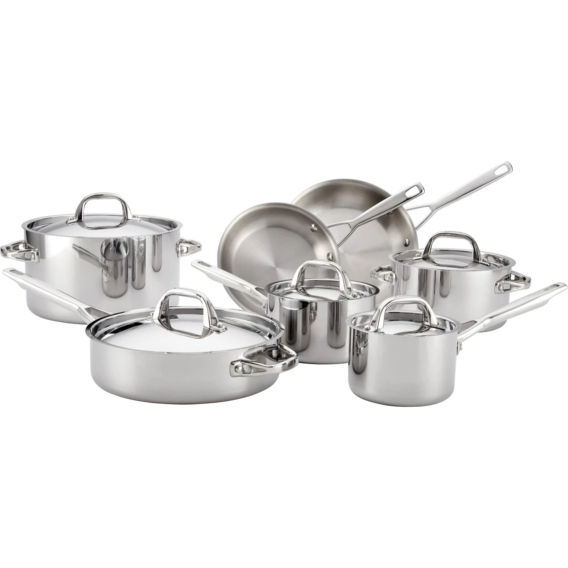 Brand new โญ Alfay Designs Anolon Tri Ply Clad Stainless Steel 12 Pc. Cookware Set ๐ - Image 2