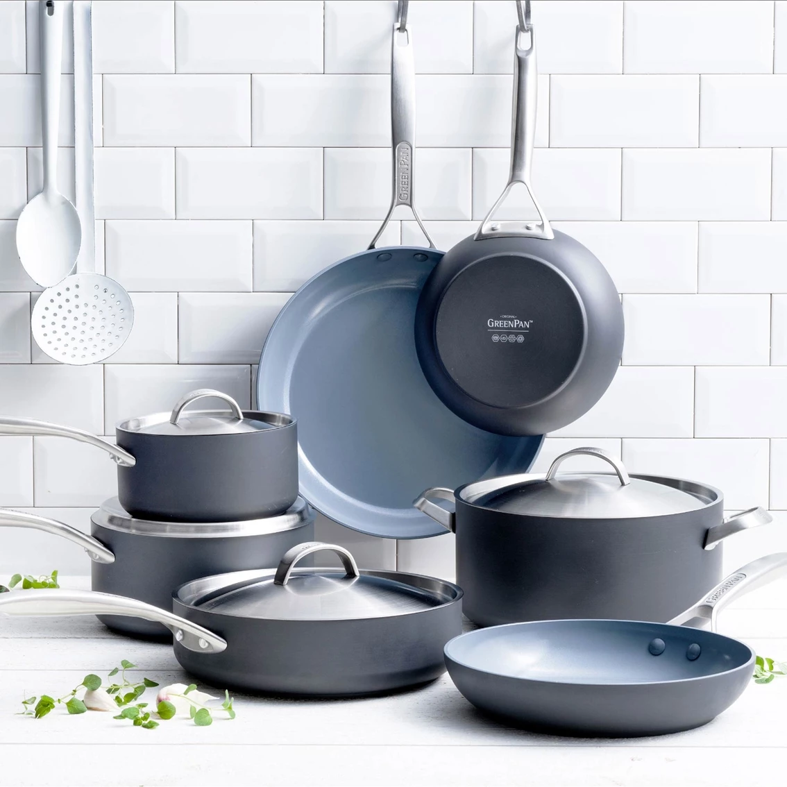 Flash Sale ๐งจ GreenPan Paris Pro 11pc Ceramic Non-Stick Cookware Set ๐ - Image 3