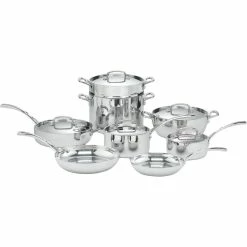 Best Sale ❤️ Cuisinart French Classic Tri Ply Stainless 13 Pc. Cookware Set ❤️