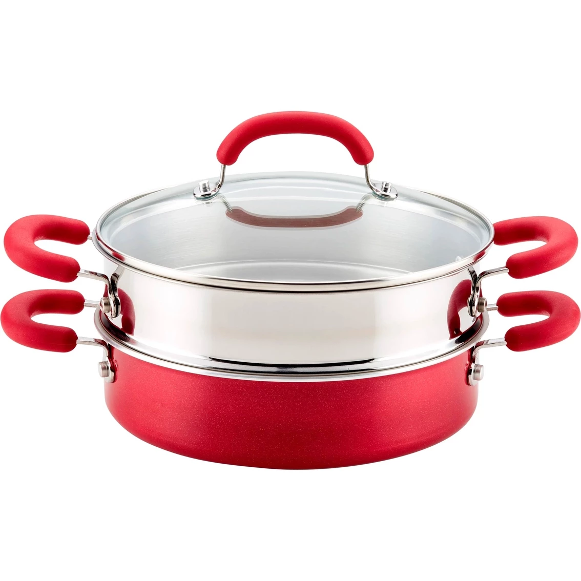 Best Sale π― Rachael Ray Create Delicious Aluminum Nonstick 3 Qt. Steam Set βοΈ